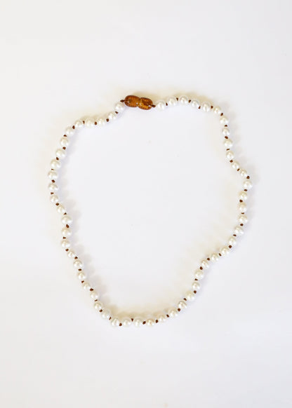 Pure Gemstone + Pearl || Necklace